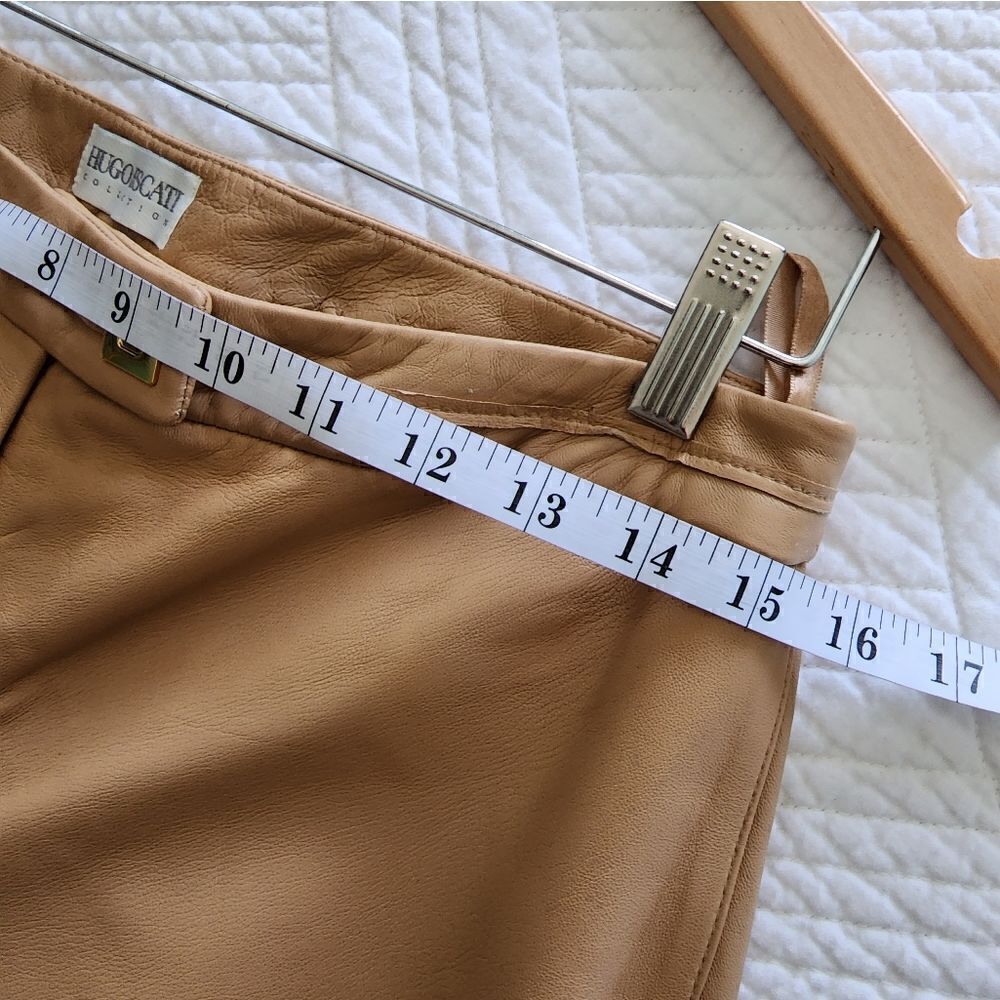 Hugo Buscati the upscale minimalist leather flare pants - Picture 11 of 16